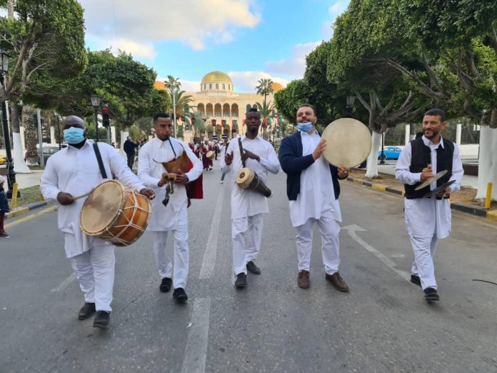 انطلاق الاحتفالات بالذكرى العاشرة لثورة فبراير في طرابلس