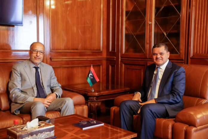 «الدبيبة» يبحث أوجه التعاون بين الحكومة والمصرف المركزي