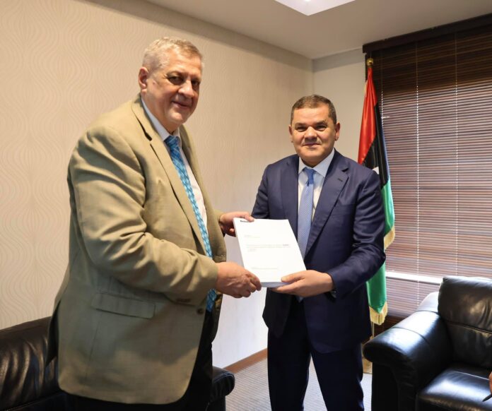 «الدبيبة» يستلم تقرير المراجعة الدولية الخاص بالمصرف المركزي