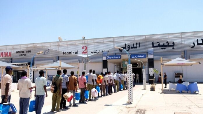 تعليق الرحلات الداخلية بالكامل في مطار بنينا ببنغازي