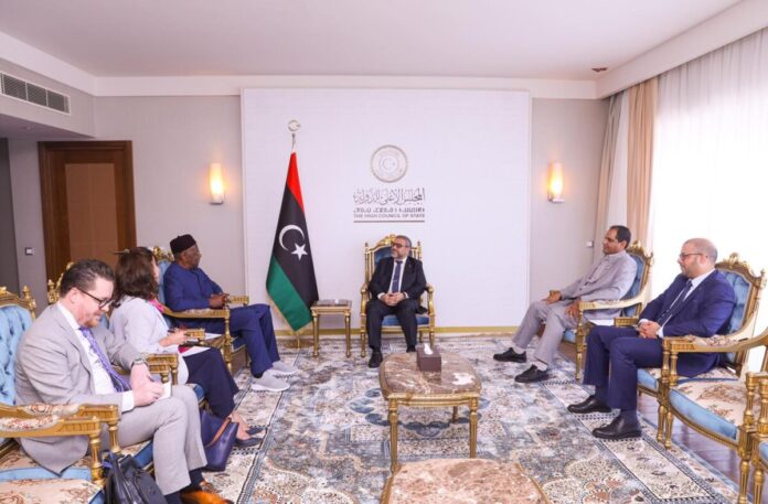 «المشري» يبحث مع المبعوث الأممي سُبل حل الأزمة