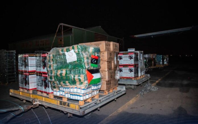 حكومة الوحدة الوطنية ترسل مساعدات لأهالي غزة