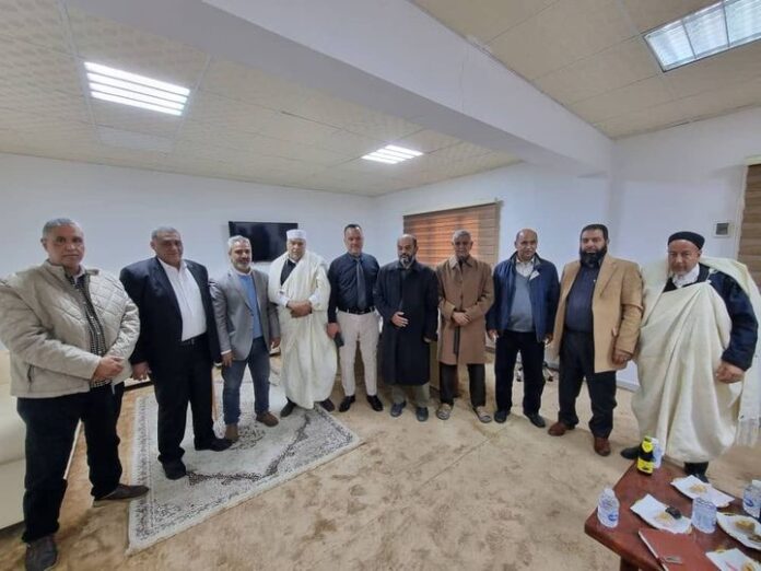 لقاء تنسيقي بين أمن الجفارة وأعيان النجيلة الغربية