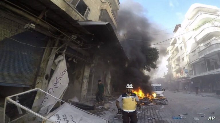عشرات القتلى في هجوم إسرائيلي على حلب شمال سوريا