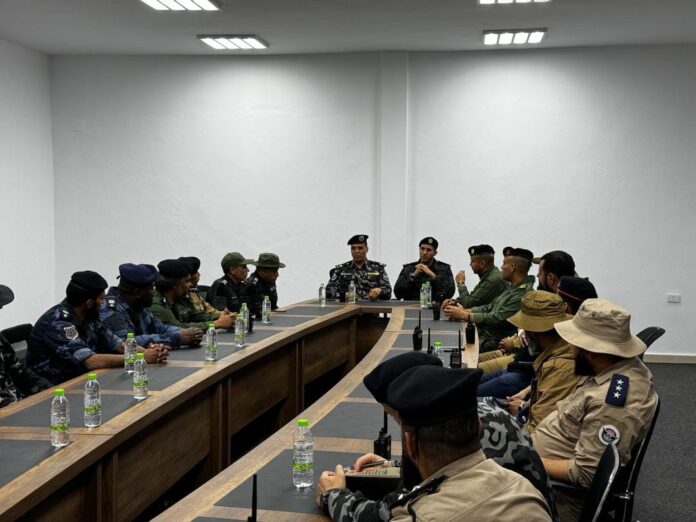 اللجنة الأمنية المشتركة تعقد اجتماعها في العسة