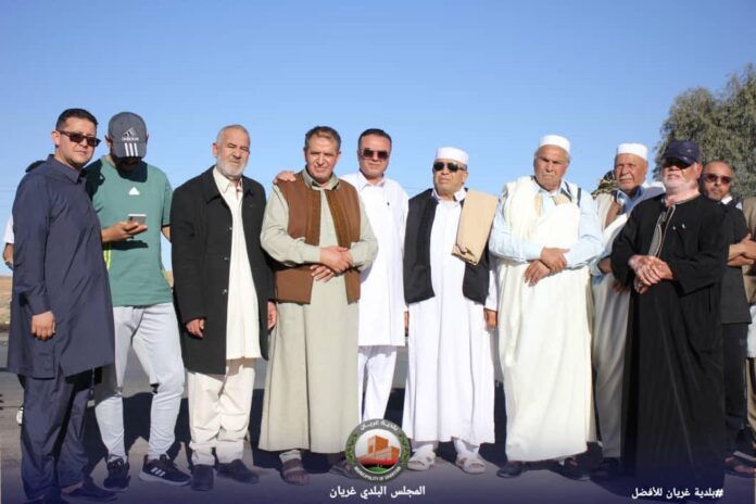 استقبال شعبي للعائدين إلى مدينة غريان