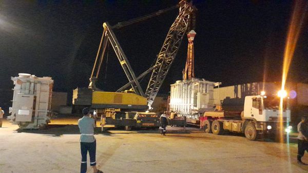 تأمين مستلزمات وتنفيذ صيانات في عدة مواقع لرفع كفاءة الشبكة الكهربائية