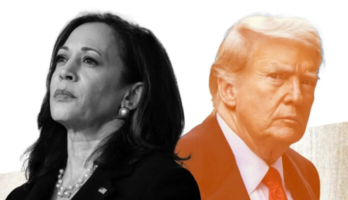 «ترامب» يتقدّم بفارق ضئيل على «هاريس» باستطلاعات الرأي