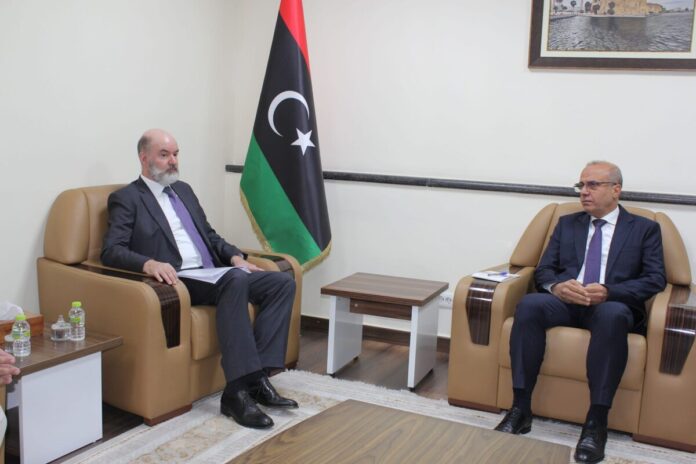 «اللافي» يستقبل سفير سويسرا لدى ليبيا