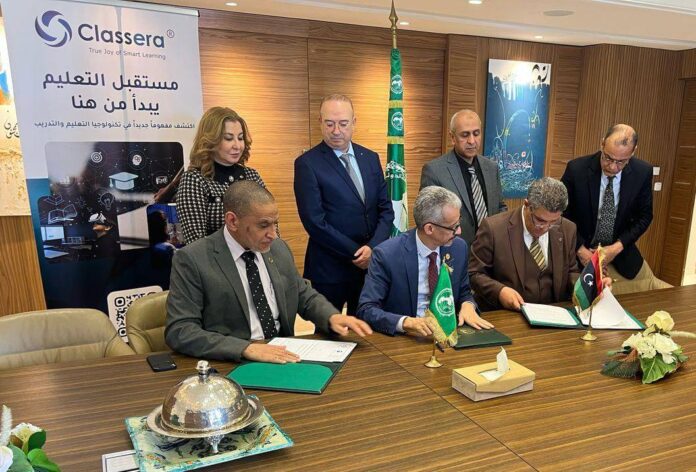 برعاية «الألكسو».. «المقريف» يوقّع اتفاقاً لتنفيذ مشروع «كلاسيرا للتّعليم الذكي» في تونس