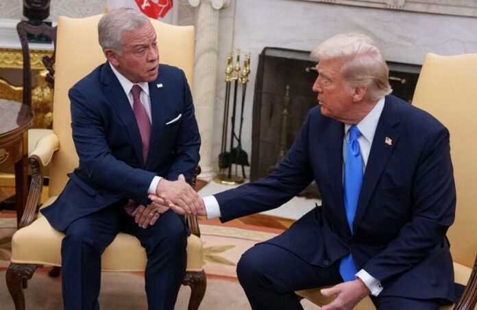 بيان حول لقاء «ترامب» والملك الأردني في بواشنطن