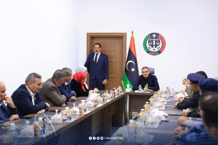 «الدبيبة» يفتتح مبنى «فرع وزارة العدل» في مدينة مصراتة