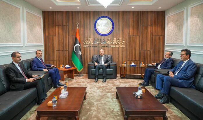 «الباعور» يستقبل سفير الجزائر الجديد لدى ليبيا