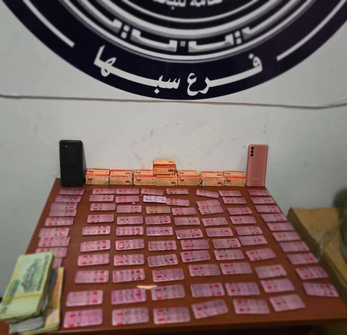 بالأرقام والأدلة.. سقوط مروّجي ترامادول في سبها بقبضة البحث الجنائي