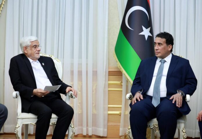 المنفي يستقبل النائب الأول للرئيس الإيراني في تركمانستان