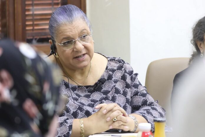 تيته تُطلع كبار المسؤولين على تطورات الأوضاع في ليبيا