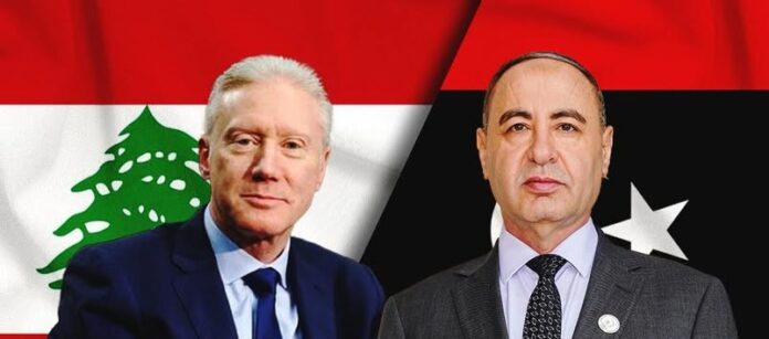 ليبيا ولبنان تبحثان سبل تطوير العلاقات وتنسيق المواقف المشتركة
