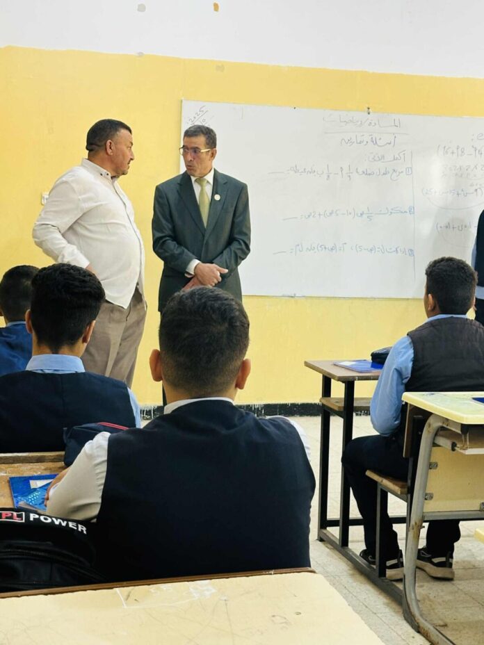 وكيل وزارة التربية والتعليم يتفقد سير العملية التعليمية في عدد من المراقبات