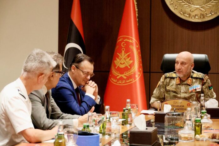 الحداد يبحث مع السفير الفرنسي الجديد تعزيز التعاون العسكري