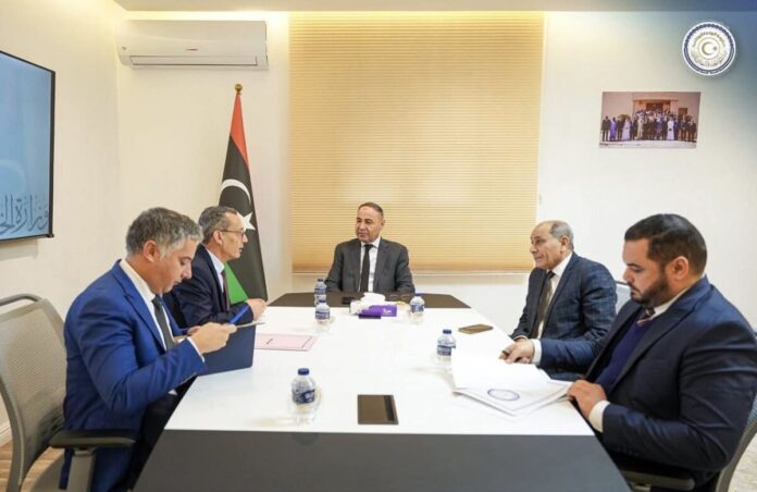 الباعور يستقبل القائم بأعمال سفارة تونس في طرابلس