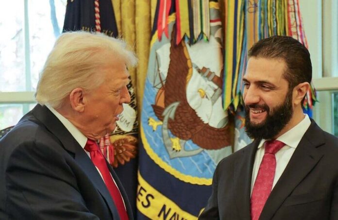 ترامب: من المهم أن تحافظ إسرائيل على حوار قوي وحقيقي مع سوريا