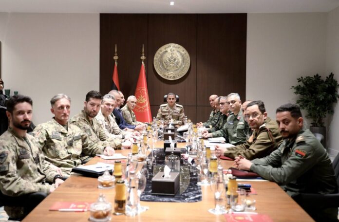 النمروش يبحث مع وفد إيطالي دعم «القدرات القتالية»