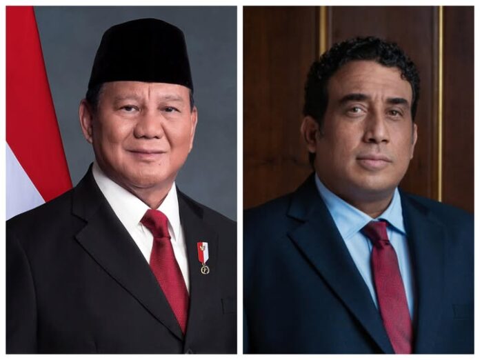 «المنفي» يتلقى تهنئة من رئيس إندونيسيا بعيد الفطر