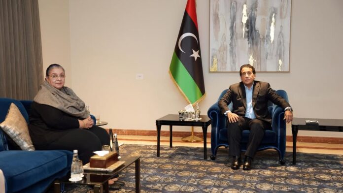 المنفي يبحث مع المبعوثة الأممية دفع التسوية السياسية وتوحيد المؤسسات في ليبيا