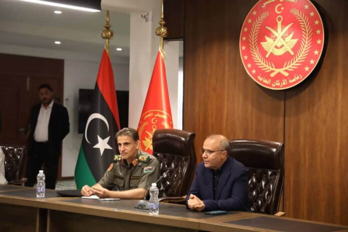 اللافي والنمروش يبحثان معالجة الخروقات الأمنية بمناطق الغرب