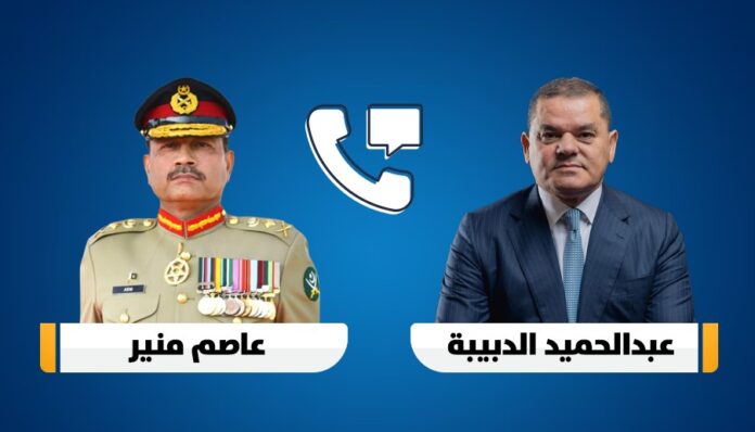 الدبيبة يبحث مع قائد الجيش الباكستاني آليات تعزيز العلاقات الثنائية