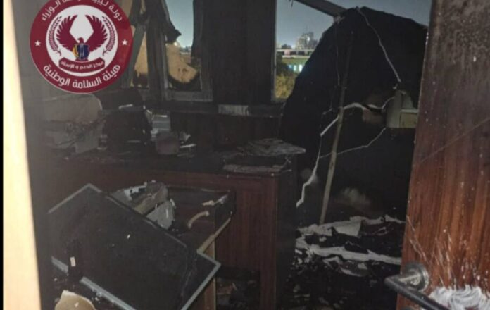 إخماد حريق داخل مبنى تابع لـ«جهاز الأمن الداخلي»