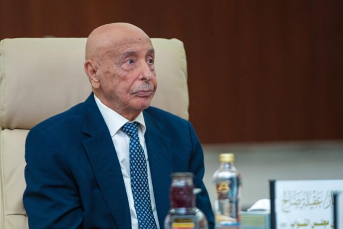 عقيلة صالح: بناء جيش وطني «قوي ومؤهل وموحد» ضرورة وطنية