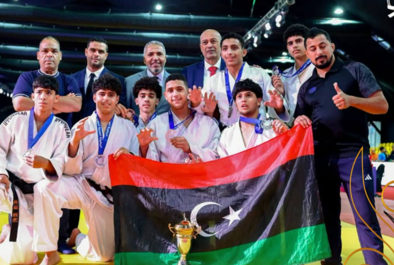 ميداليات جديدة للفريق الليبي بالبطولة العربية لـ«الجودو» في مصر