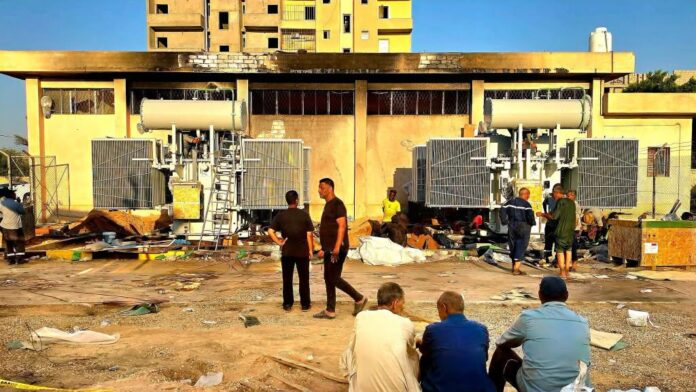 انفجار قرب محطة الزاوية يُخرج وحدات إنتاج الكهرباء عن الخدمة