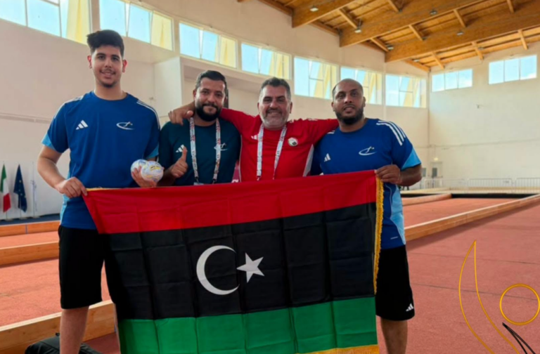ليبيا في المربع الذهبي.. منتخب «الكرة الحديدية» يحسم التأهل إلى نصف النهائي
