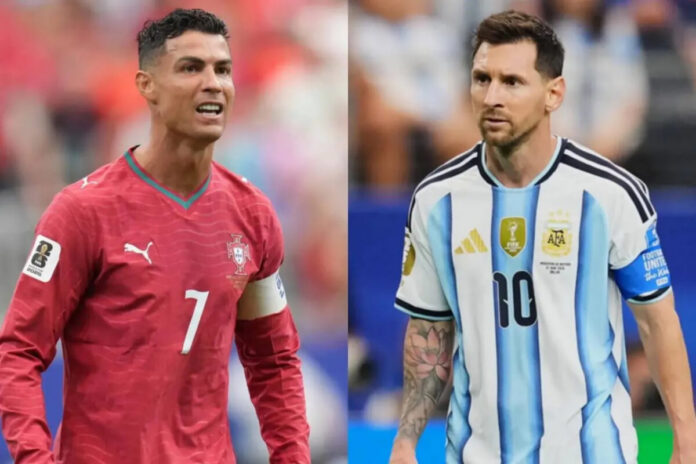 حدث استثنائي.. «ميسي ورونالدو» يجتمعان في فريق واحد